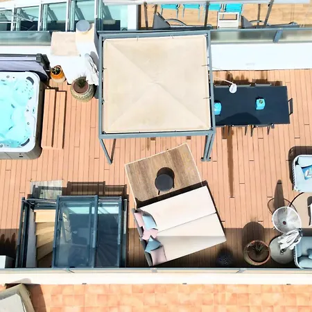 Avec Rooftop, Jacuzzi & Vue By Palmazur Villa *