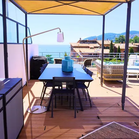 Avec Rooftop, Jacuzzi & Vue By Palmazur Villa